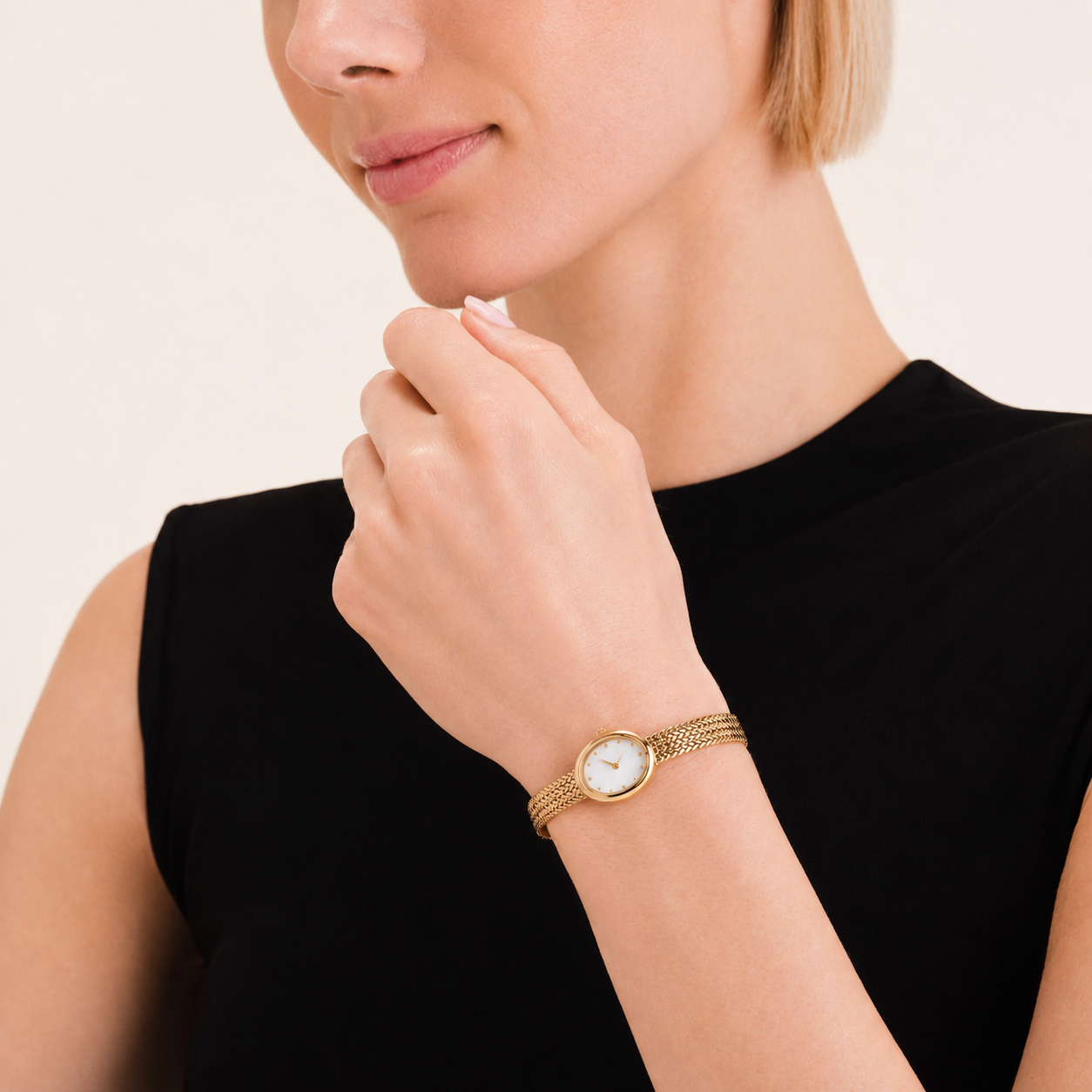 Mini Oval Dorado